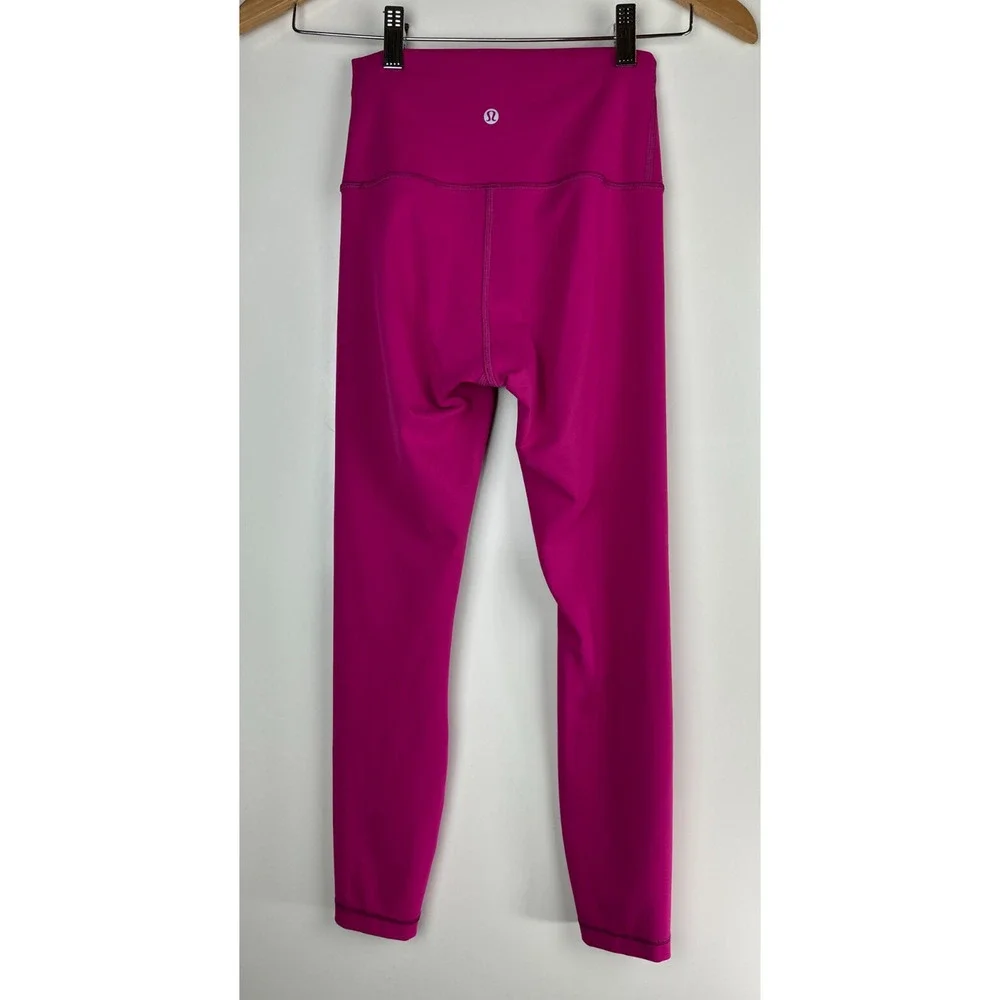 Lululemon Wunder Train High-Rise Tight 25" Ripened Raspberry Pink Women's Size 4 - Picture 13 of 16